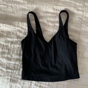 Lululemon Womens align tank black size 4